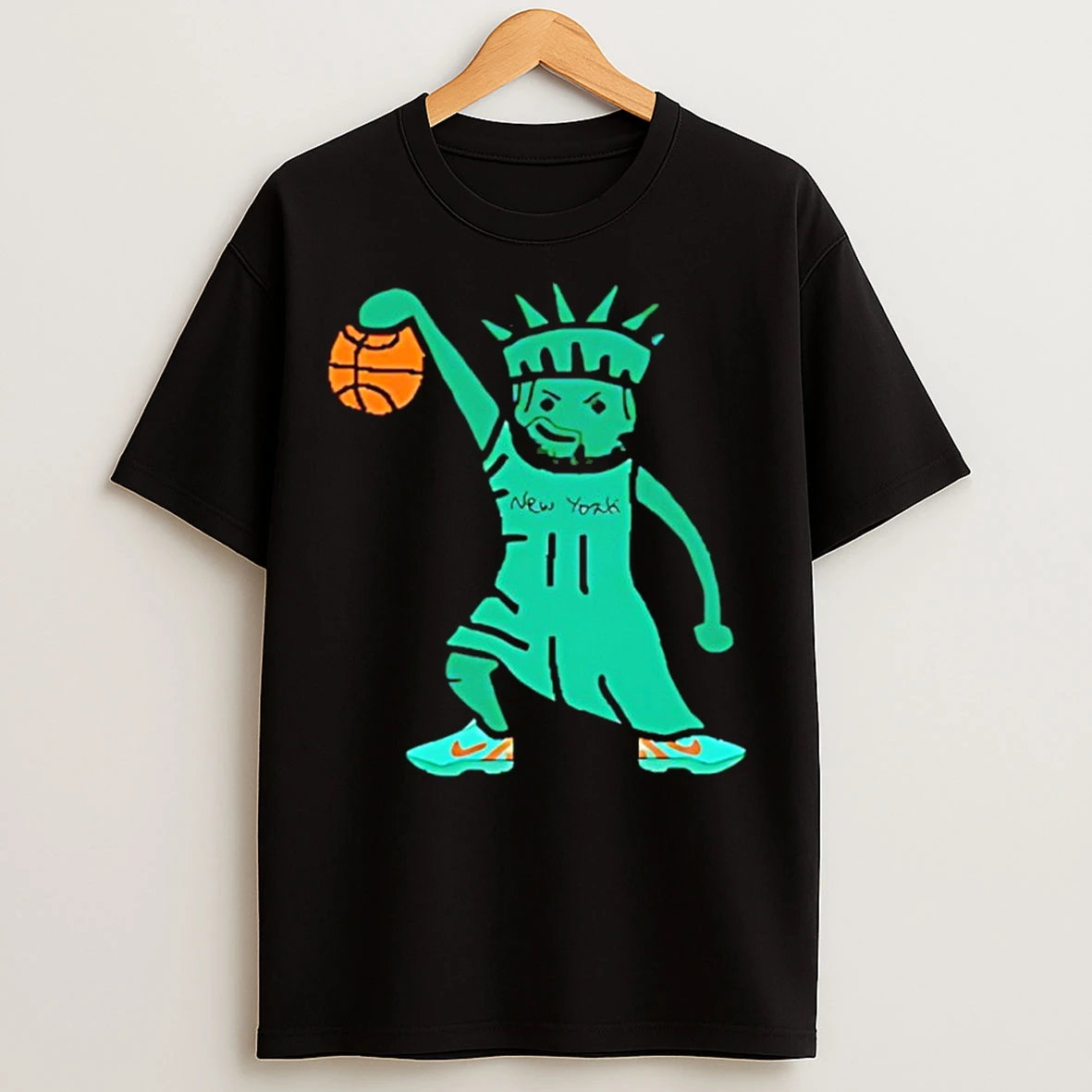 Classic Statue Of Jalen Brunson In Vegas 40 Points Nba Cup Semi Finals T Shirts