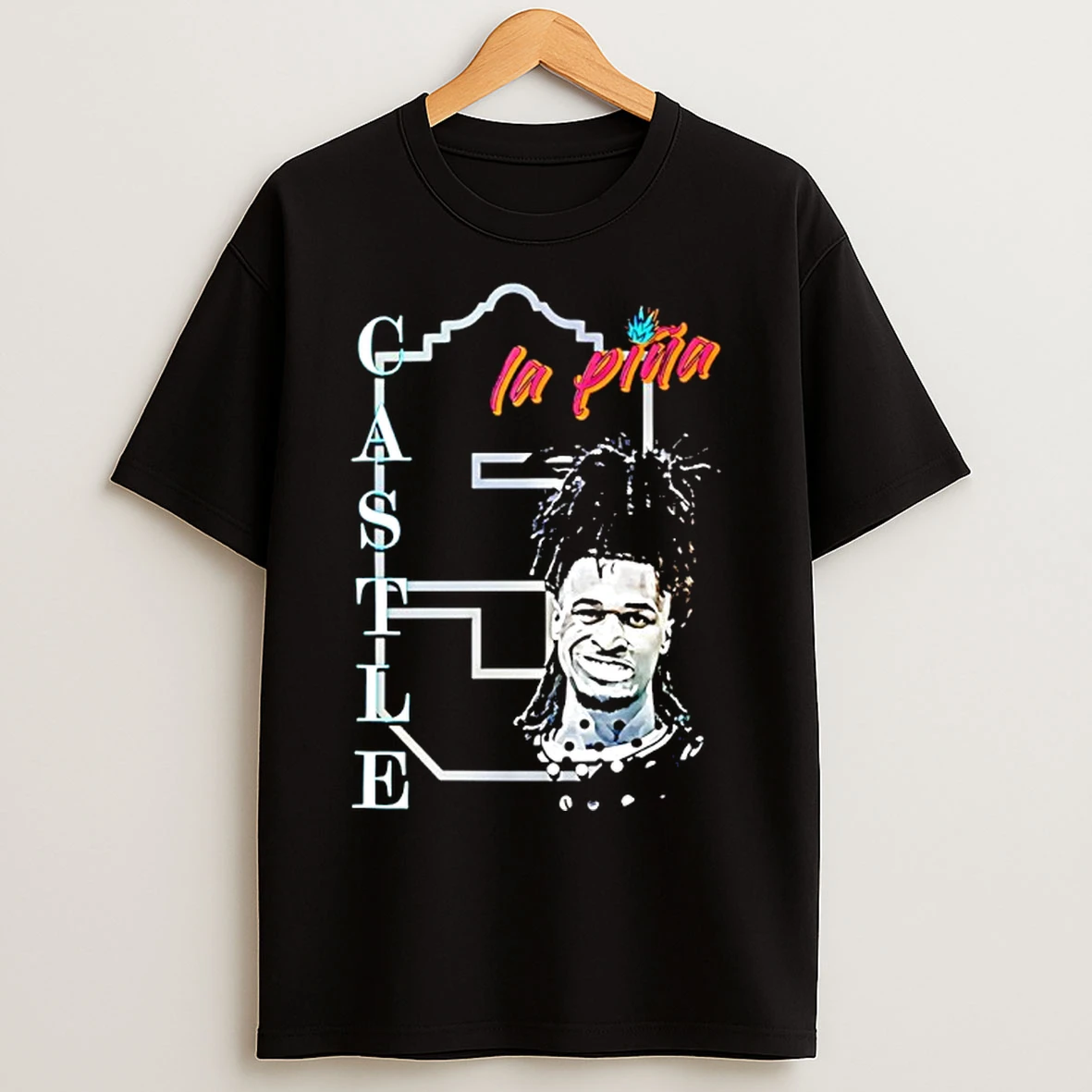 Classic Stephon Castle La Pina San Antonio Spurs Basketball Vintage T Shirts