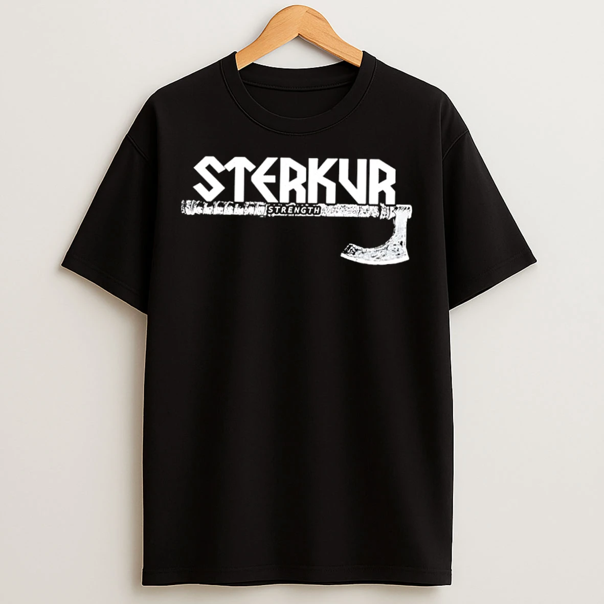 Classic Sterkur Strength Ax Retro T Shirts