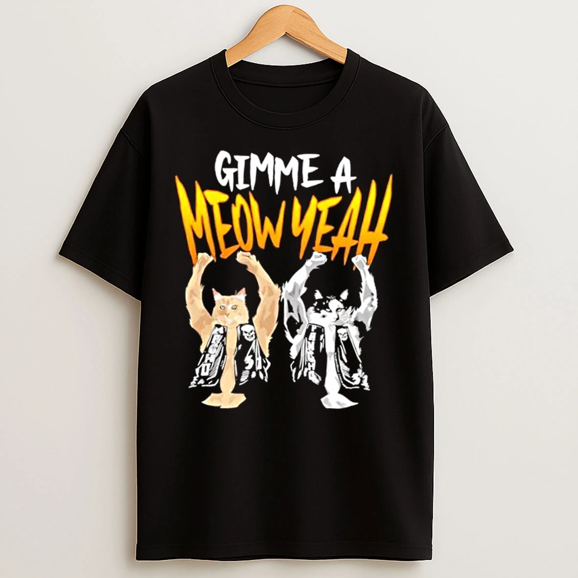 Classic Steve Austin Gimme A Meow Yeah T Shirts