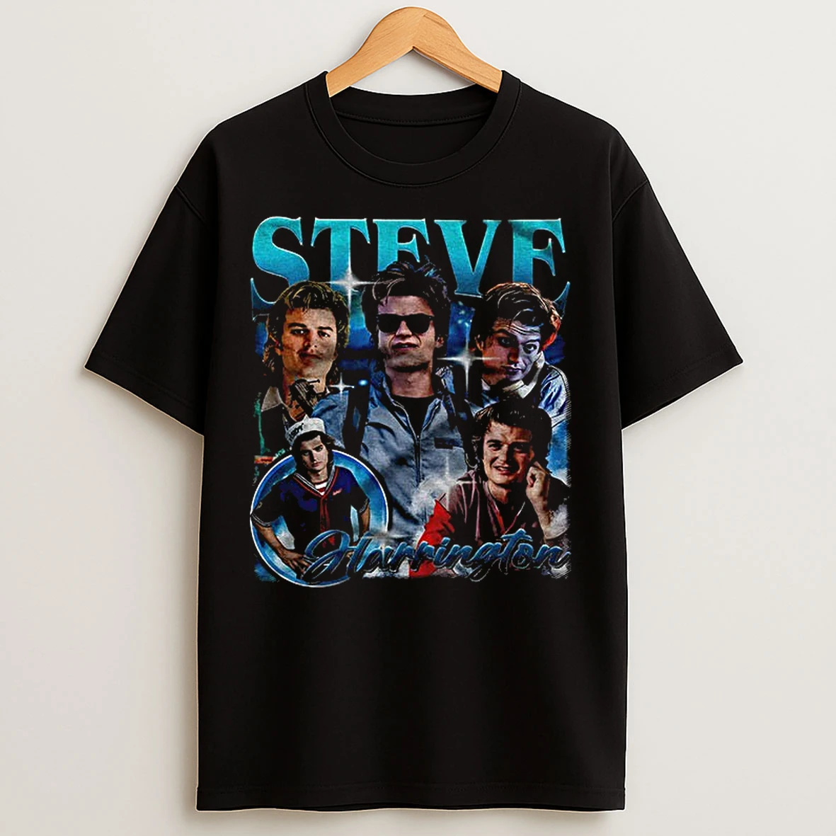 Classic Steve Harrington Vintage Bootleg Tv Series T Shirts