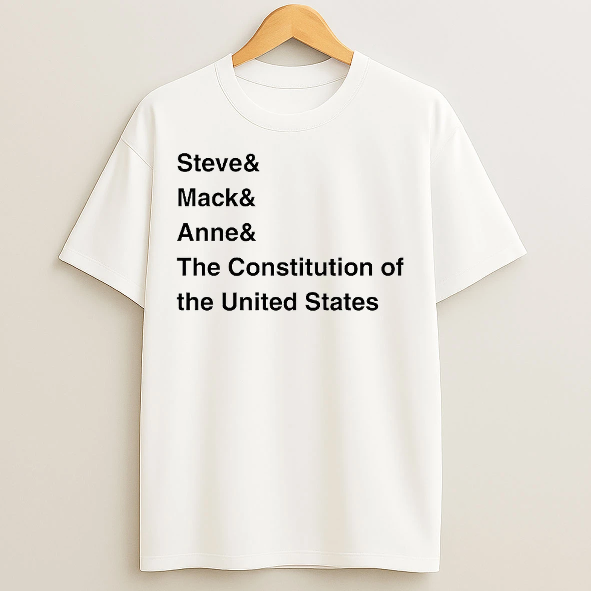 Classic Steve Mack Anne The Constitution Of The United States T Shirts