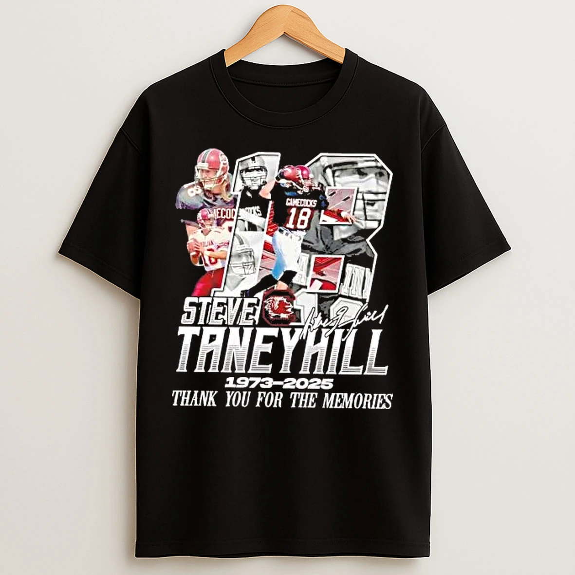 Classic Steve Taneyhill 1973 2025 Thank You For The Memories T Shirts