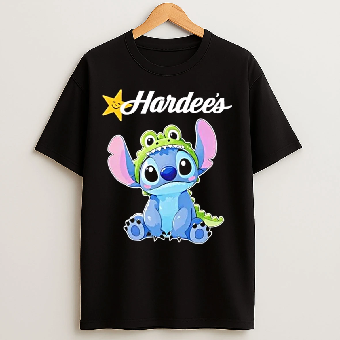 Classic Stitch Cosplay Crocodile X Hardees T Shirts