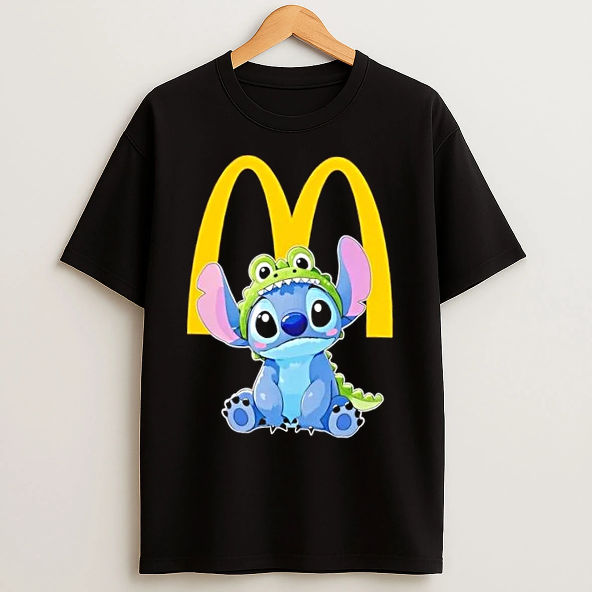 Classic Stitch Cosplay Crocodile X Mcdonalds T Shirts