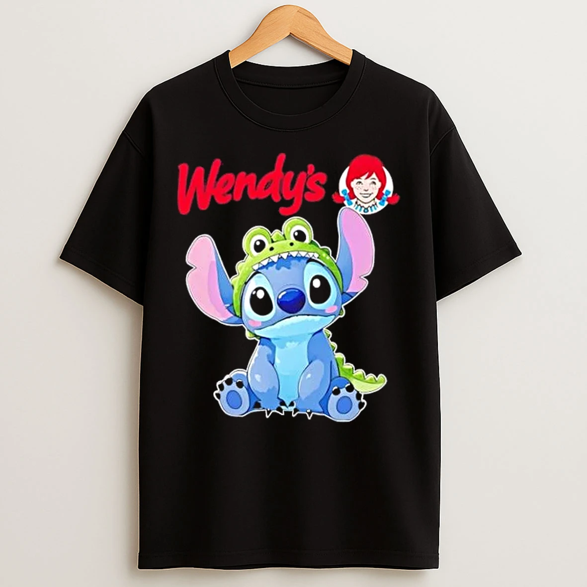 Classic Stitch Cosplay Crocodile X Wendys T Shirts