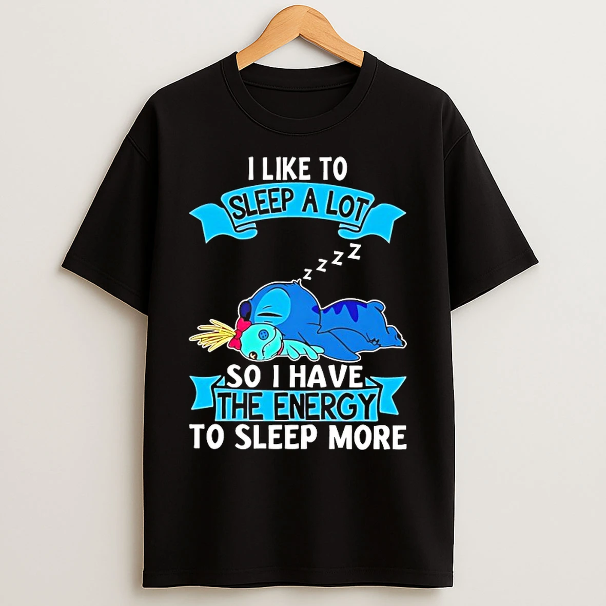 Classic Stitch I Like To Sleep A Lot So I Have The Energy To Sleep More T Shirts