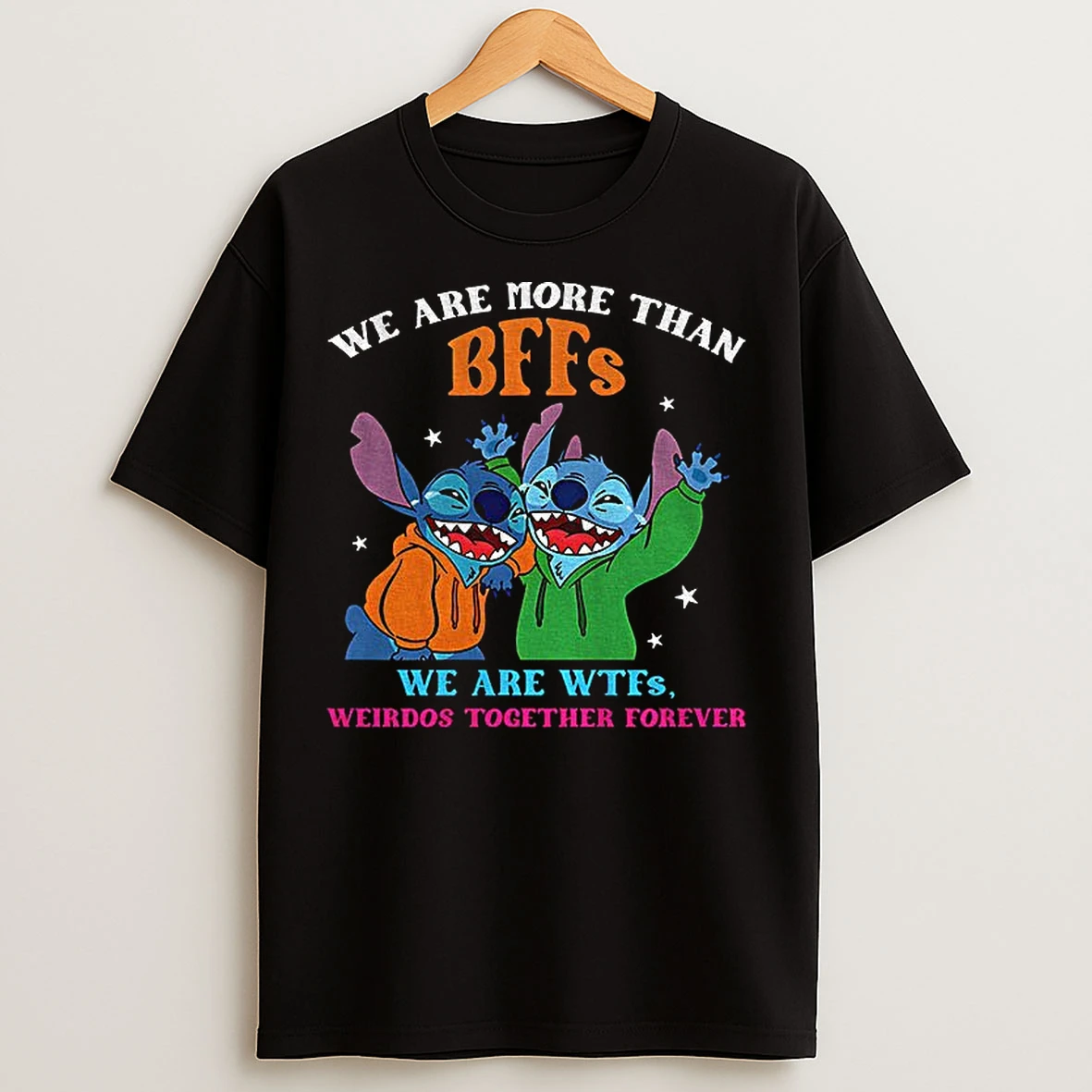 Classic Stitch We Are More Than Bffs We Are Wtfs Weirdos Together Forever Christmas T Shirts