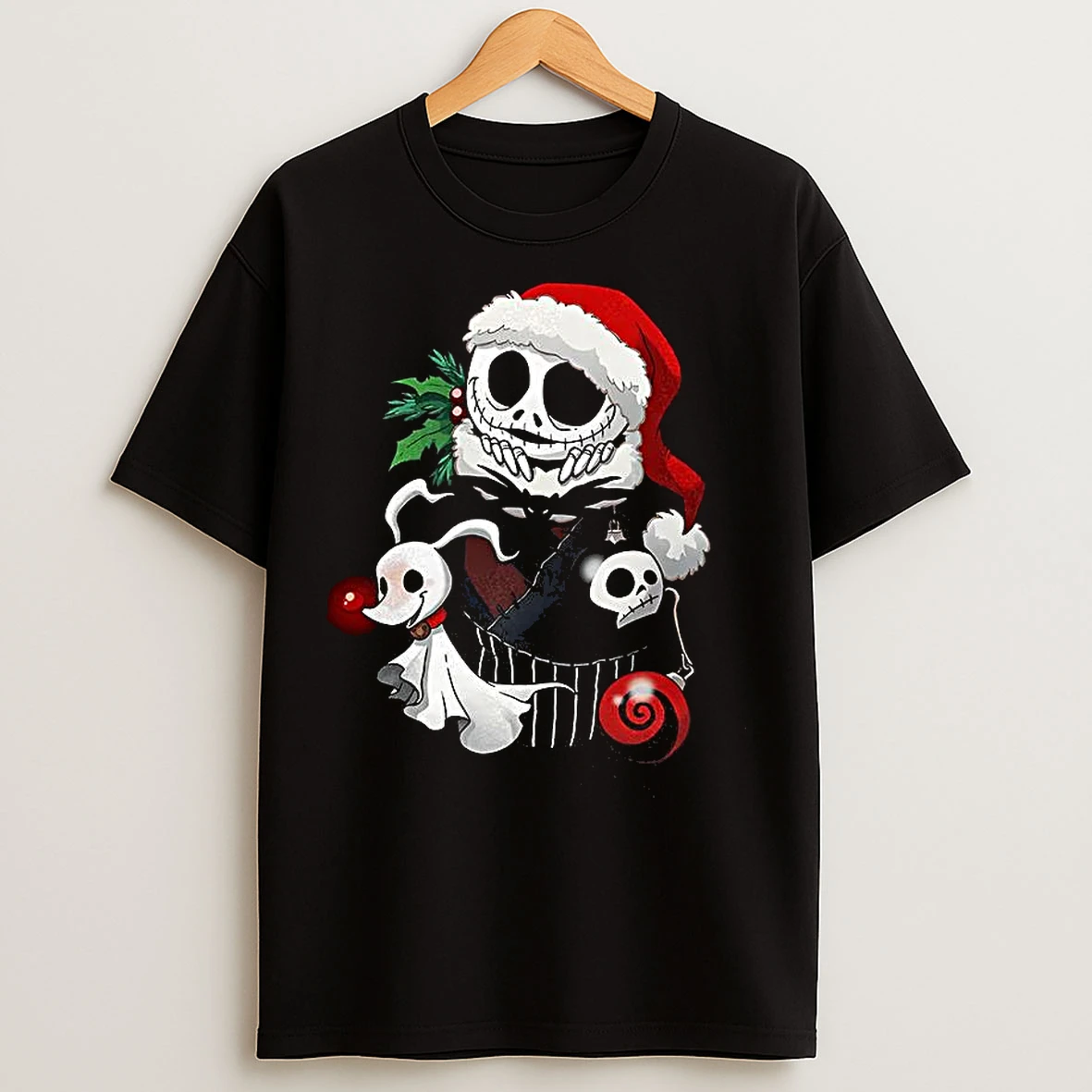 Classic Stocking Stuffer Jack Skellington And Zero The Nightmare Before Christmas T Shirts