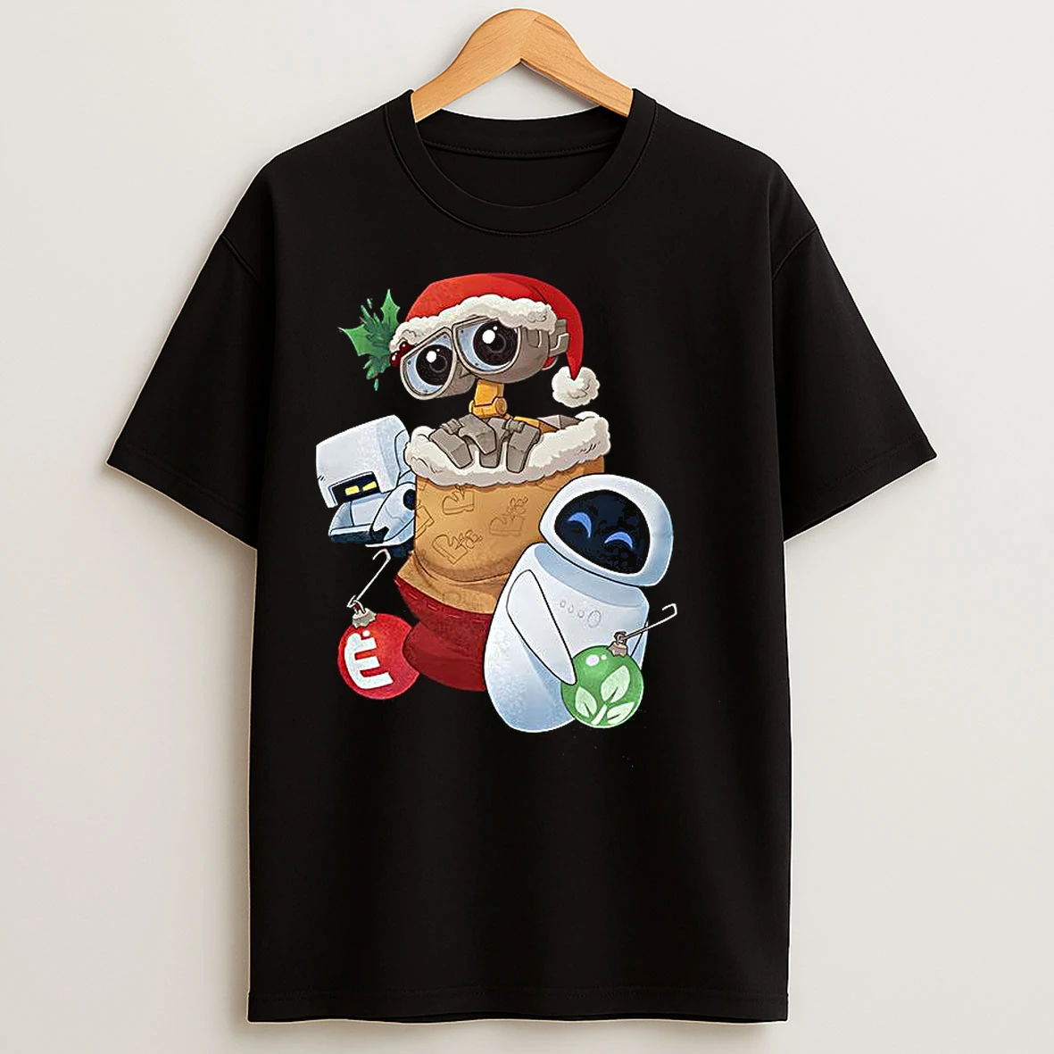 Classic Stocking Stuffer Wall E Eve And M O Christmas T Shirts