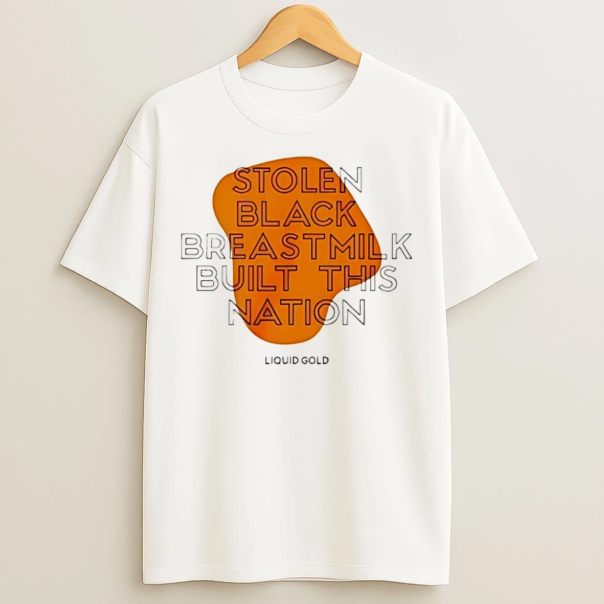 Classic Stolen Black Breastmilk Built This Nation T Shirts