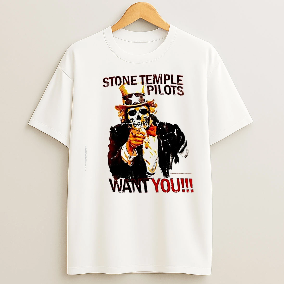 Classic Stone Temple Pilots Wants You Usa Skeleton T Shirts
