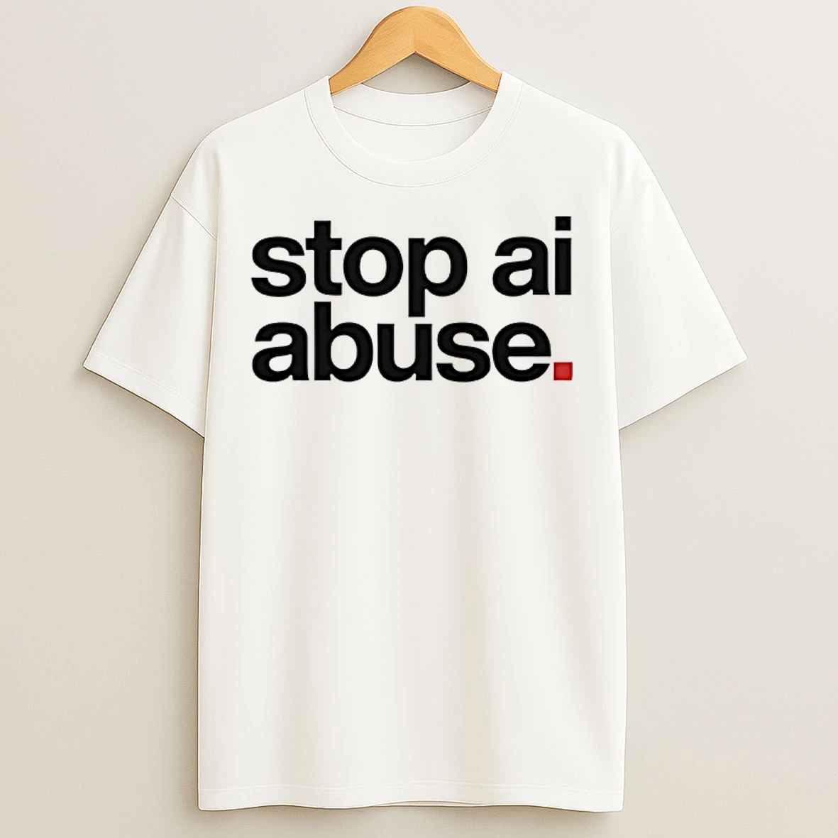 Classic Stop Ai Abuse T Shirts