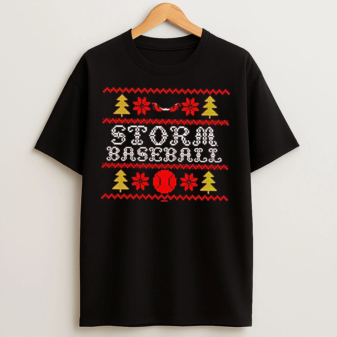 Classic Storm Baseball Ugly Christmas T Shirts