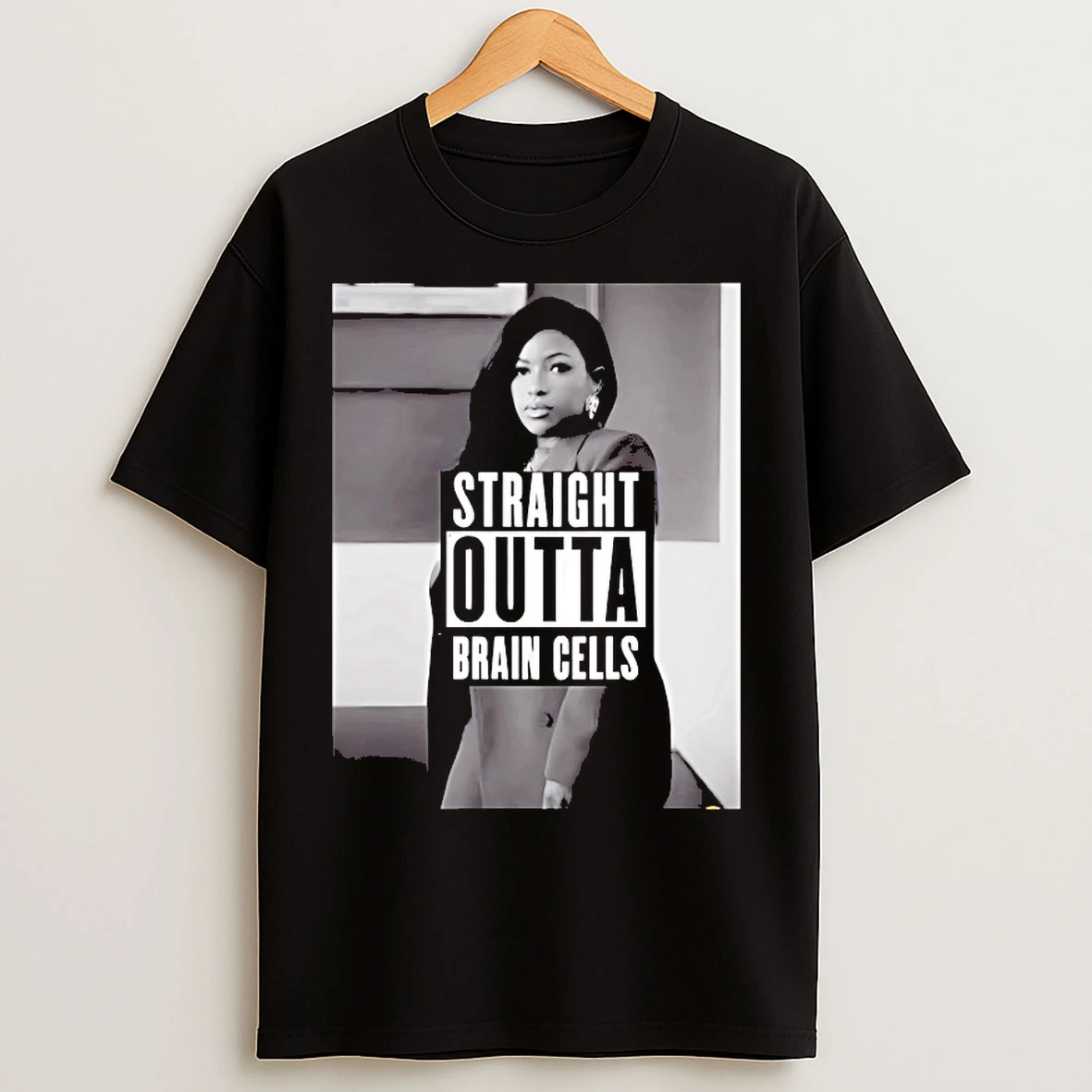 Classic Straight Outta Brain Cells T Shirts