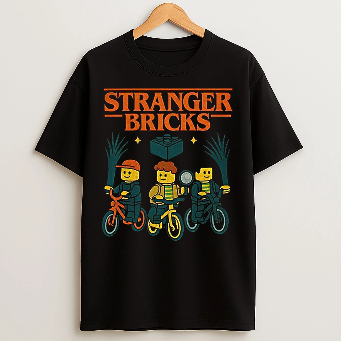 Classic Stranger Bricks Bike Stranger Things T Shirts