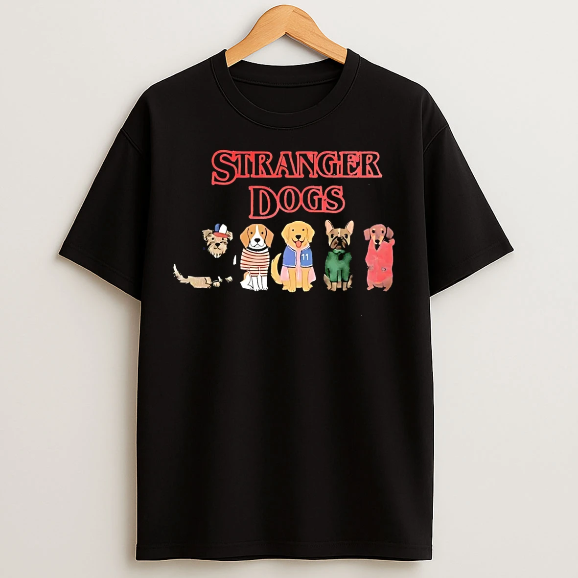 Classic Stranger Dogs Stranger Things T Shirts