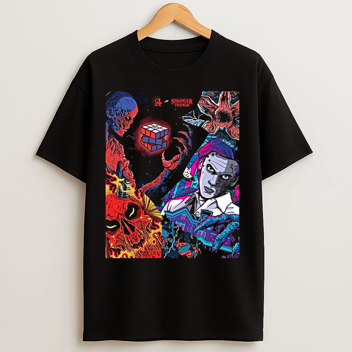 Classic Stranger Things 5 Hellfire Club Art T Shirts