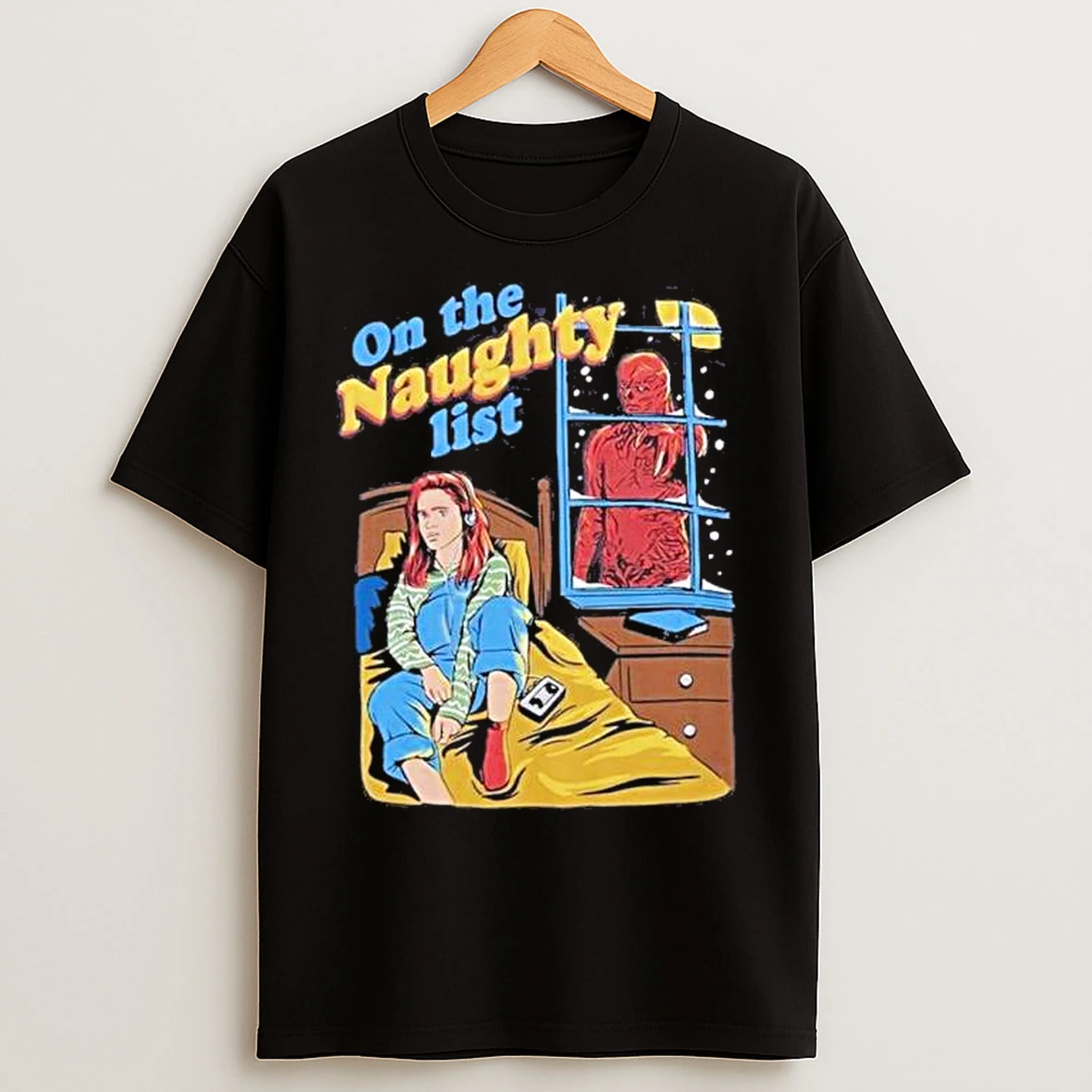 Classic Stranger Things 5 Max And Vecna Naughty List T Shirts