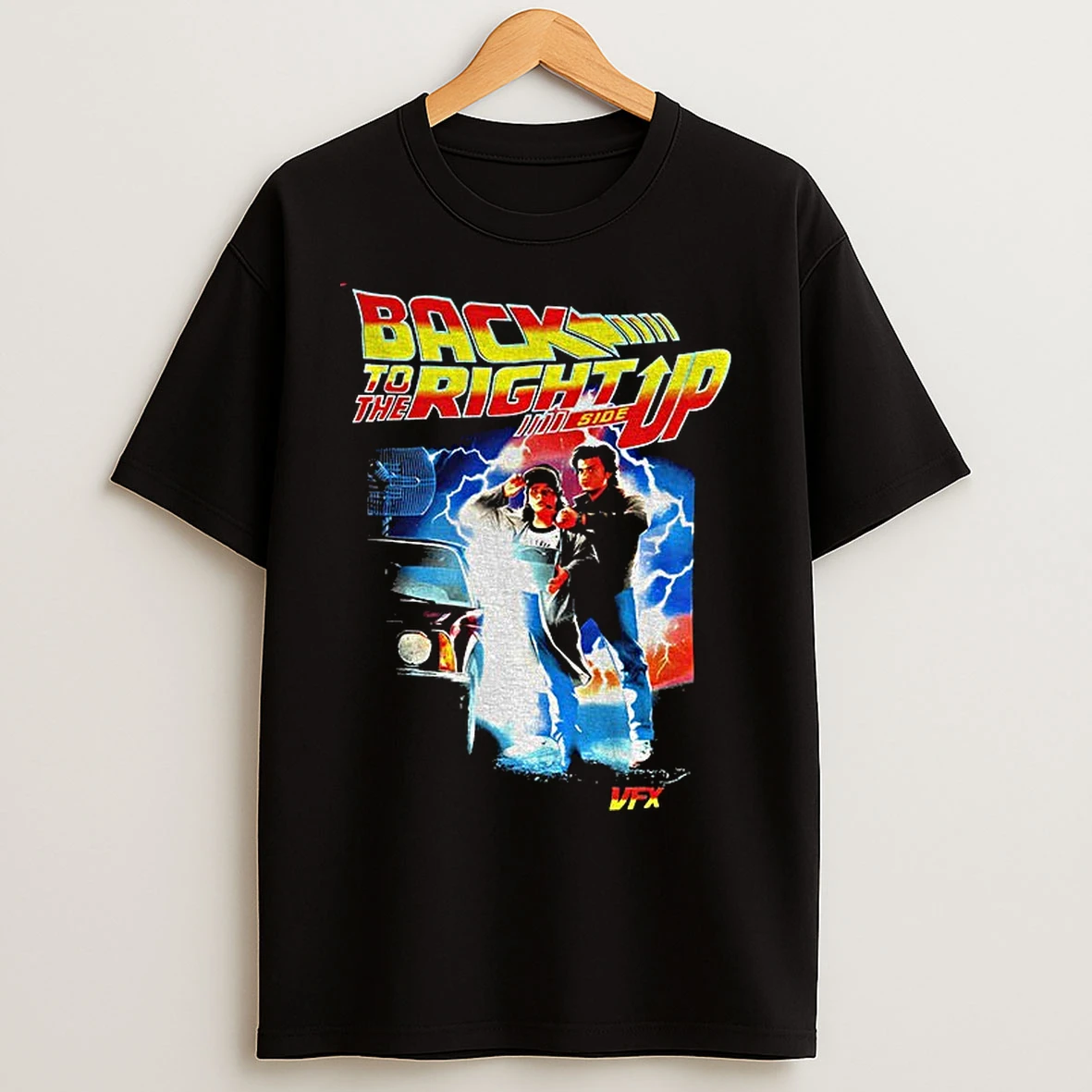 Classic Stranger Things Cast Season 5 Back To Future T Shirts