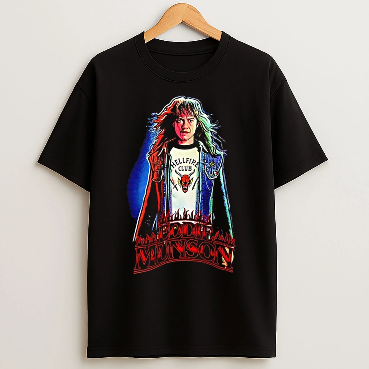 Classic Stranger Things Eddie Munson Character T Shirts