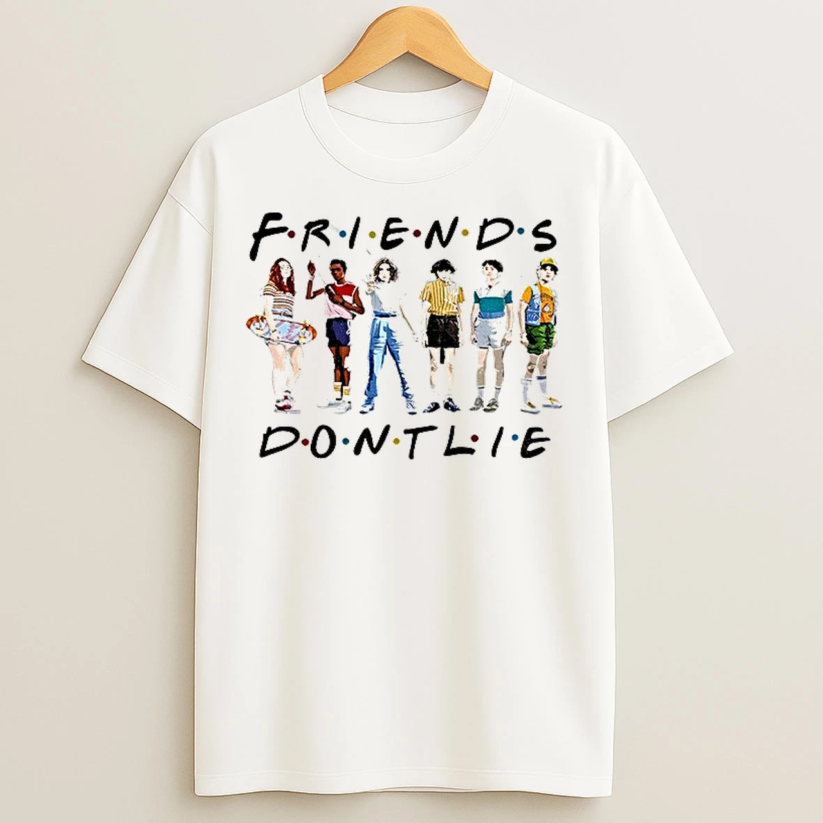 Classic Stranger Things Friends Dont Lie 2025 T Shirts