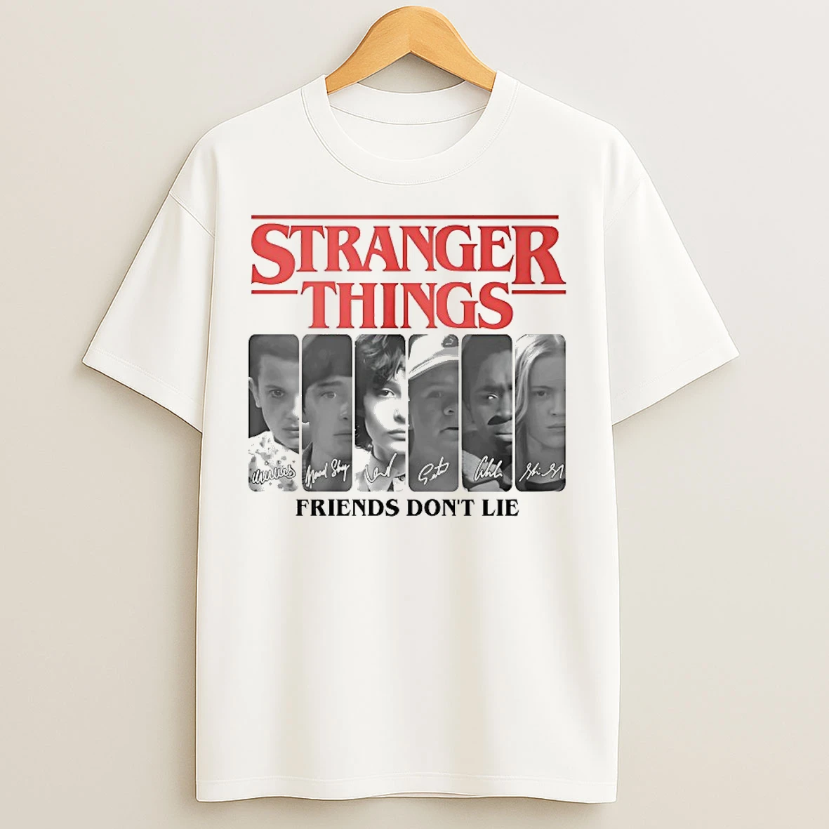 Classic Stranger Things Friends Dont Lie T Shirts
