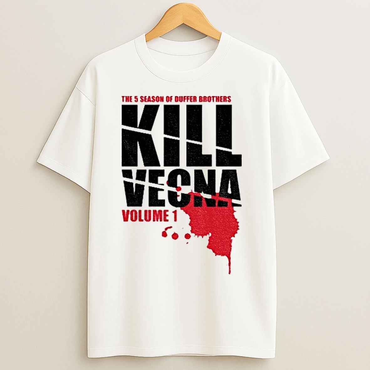 Classic Stranger Things Kill Vecna Volume 1 Kill Bill Tribute T Shirts