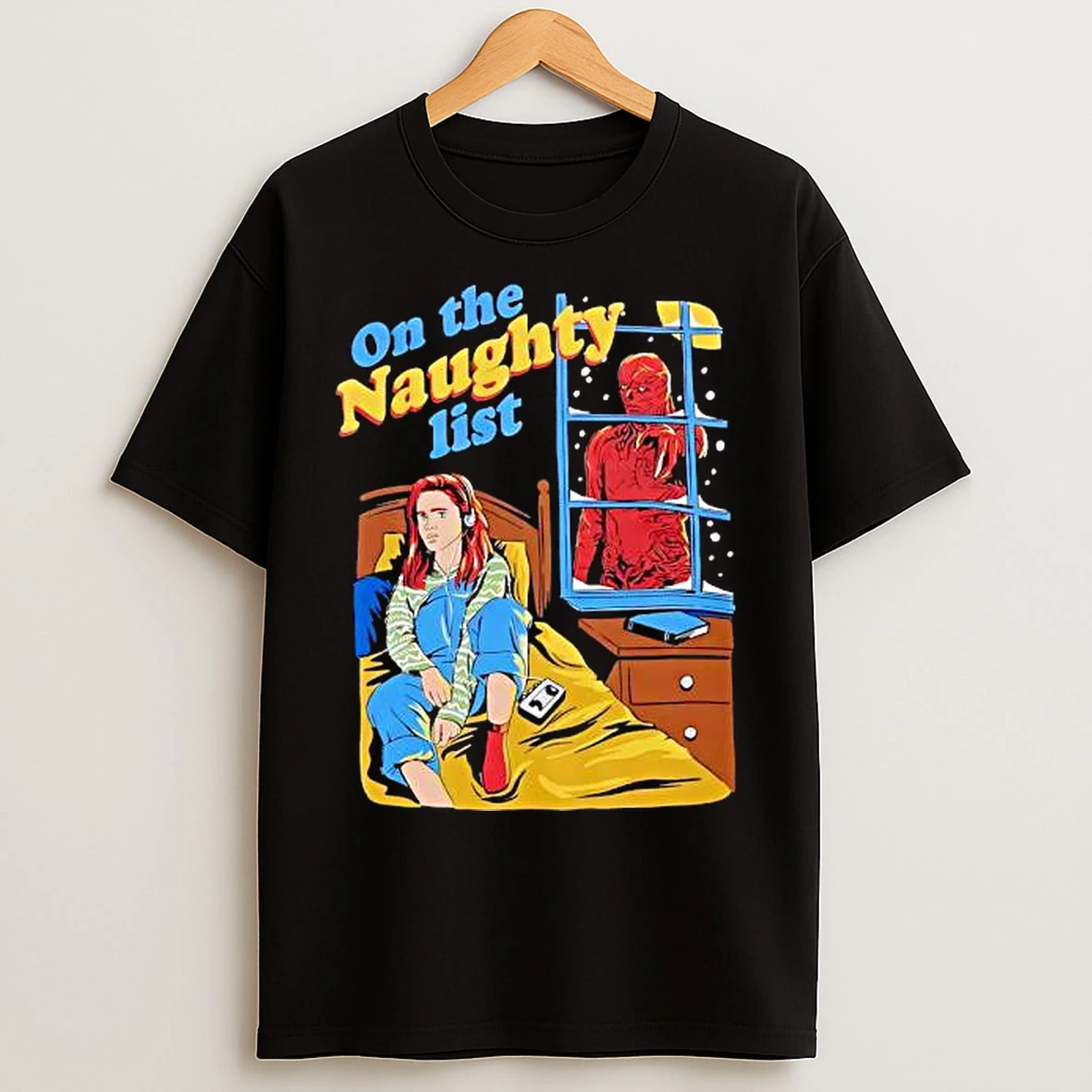 Classic Stranger Things On The Naughty List T Shirts