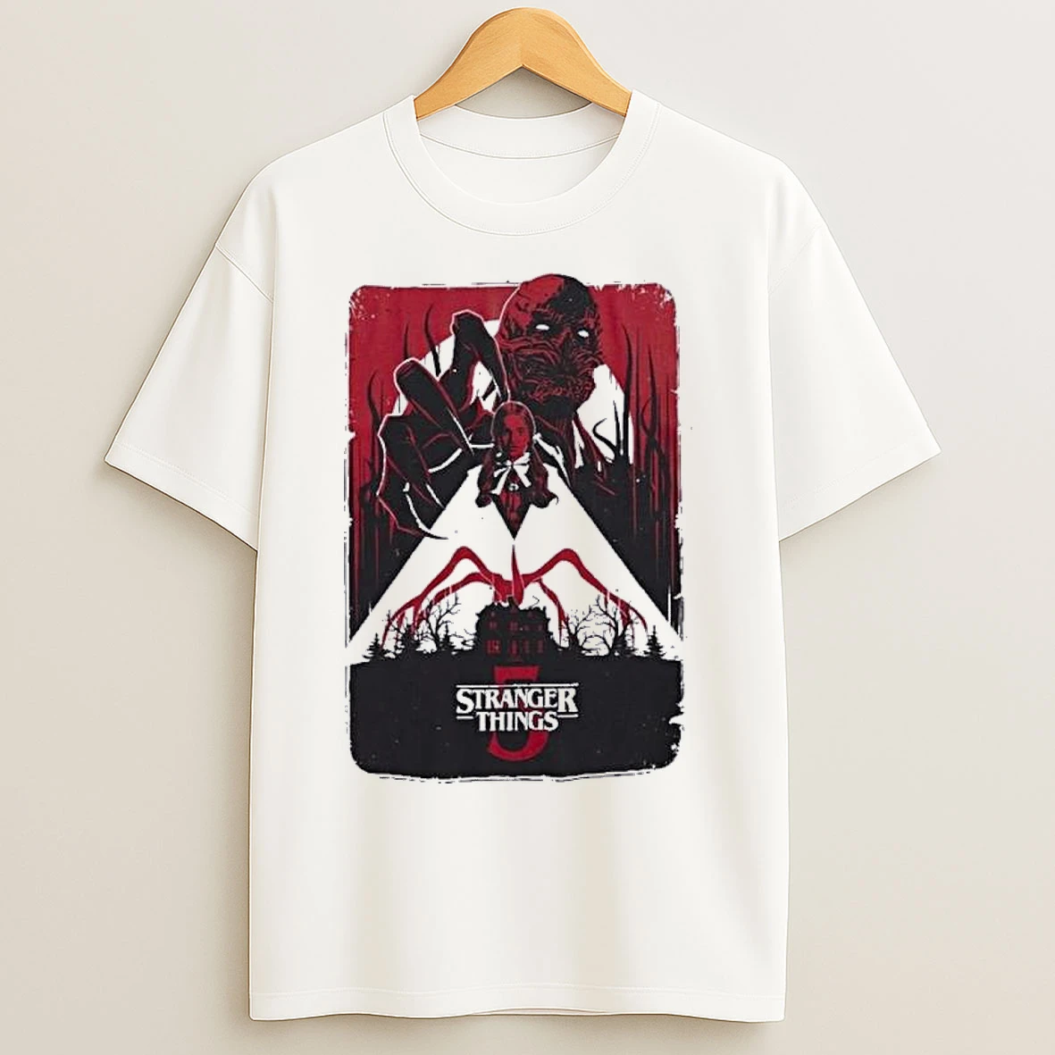 Classic Stranger Things Season 5 Vecna And Max T Shirts