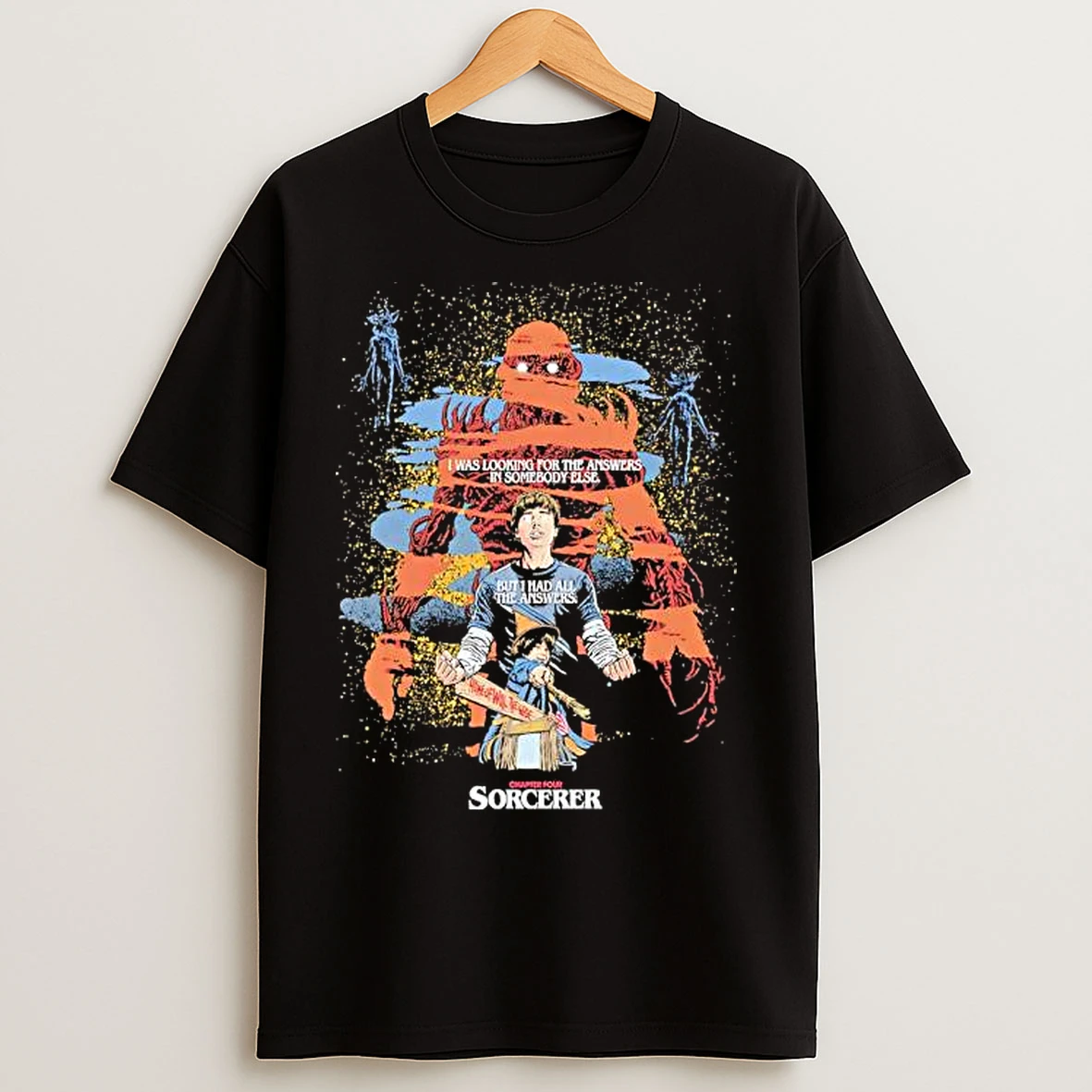 Classic Stranger Things Season 5 X Butcher Billy Sorcerer Graphic T Shirts