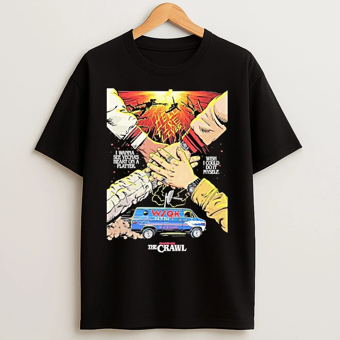 Classic Stranger Things Season 5 X Butcher Billy The Crawl Graphic T Shirts