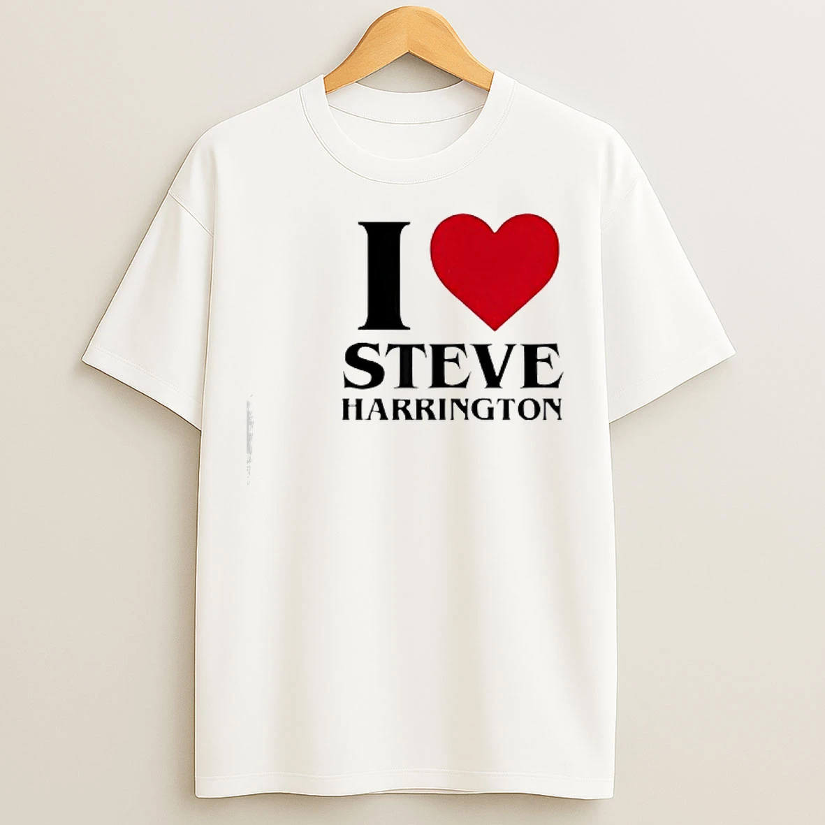 Classic Stranger Things Steve Harrington Heart Funny T Shirts
