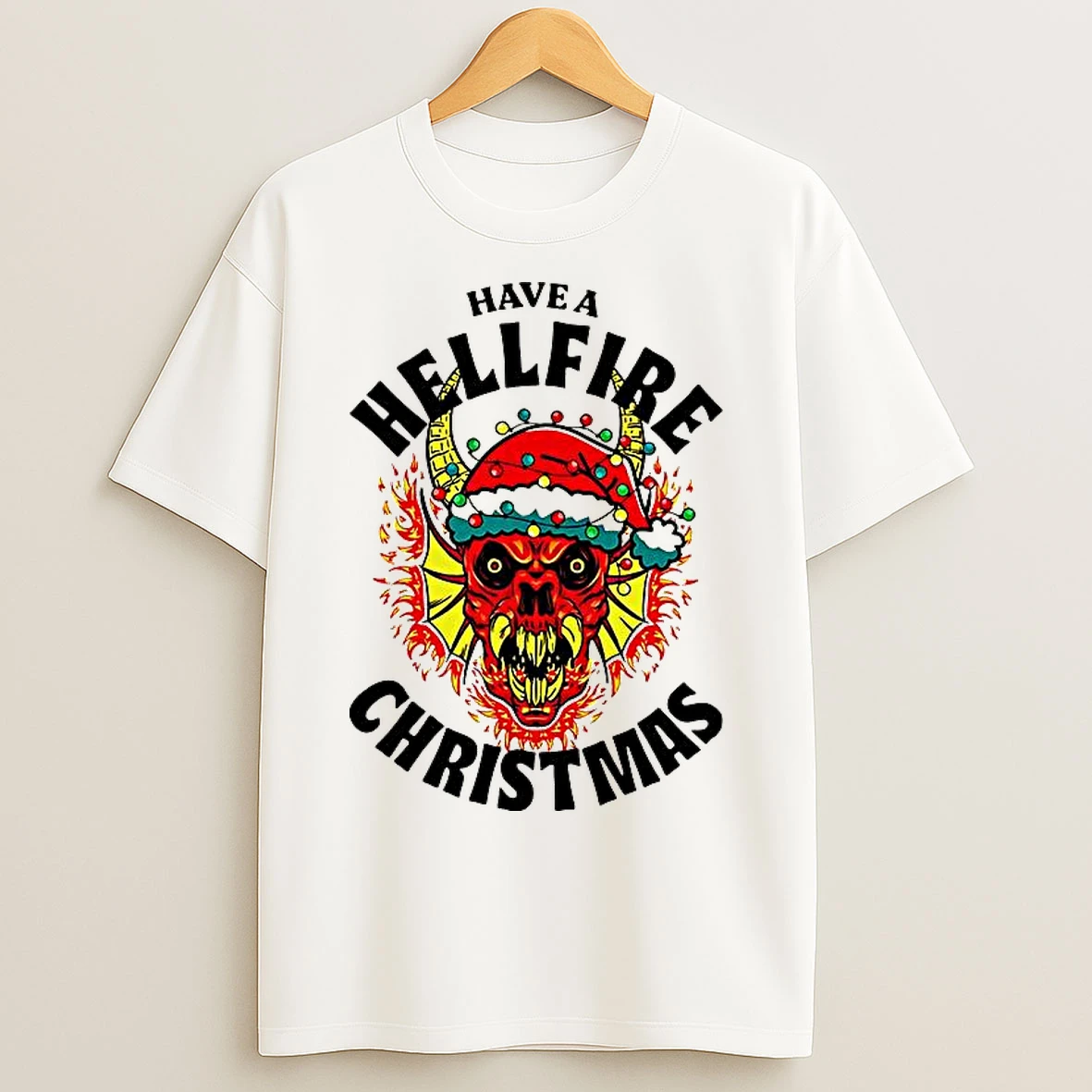 Classic Stranger Things Have A Hellfire Christmas T Shirts