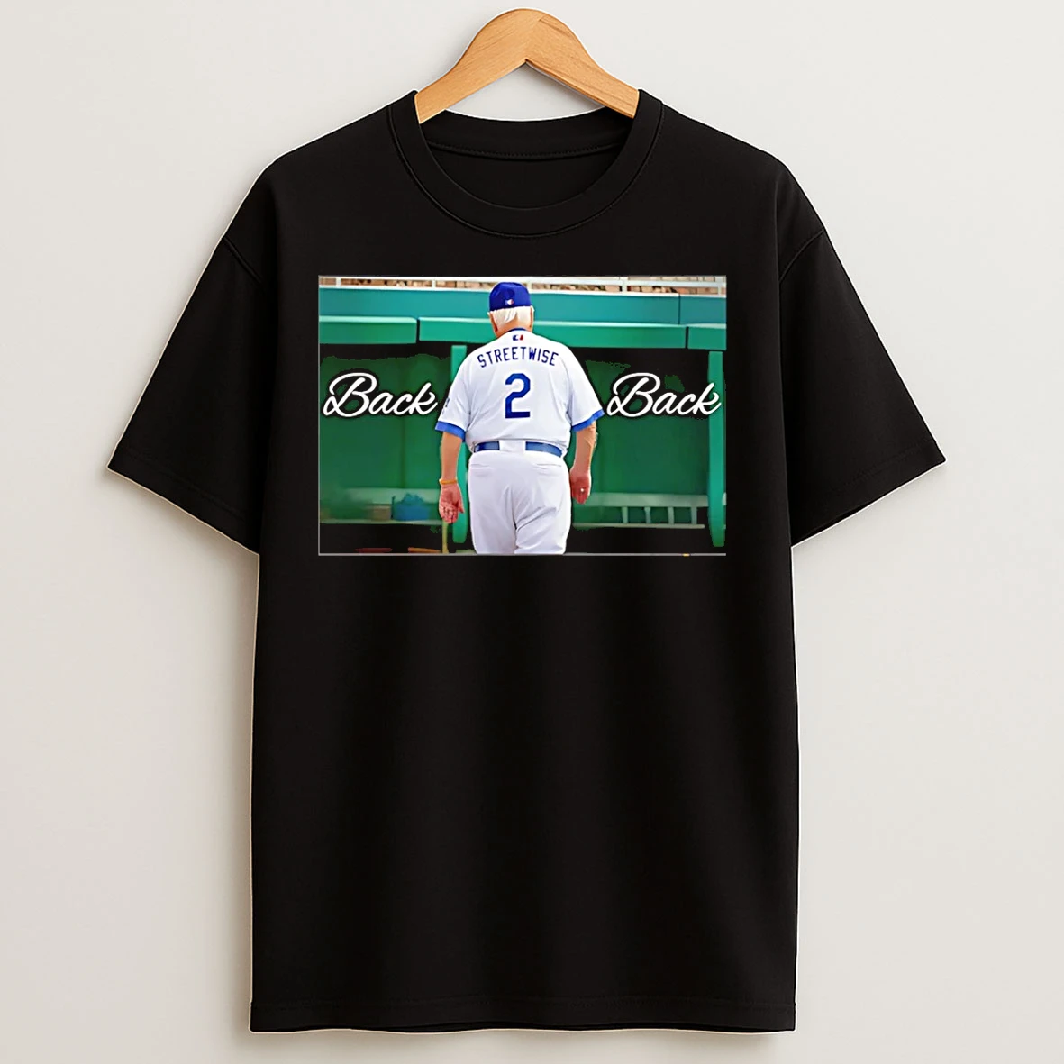 Classic Streetwise Los Angeles Dodgers Back 2 Back T Shirts