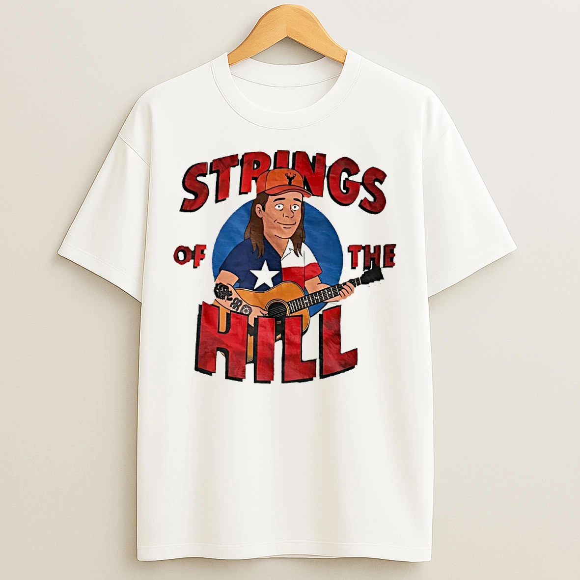 Classic Strings Of The Hill Billy Strings T Shirts
