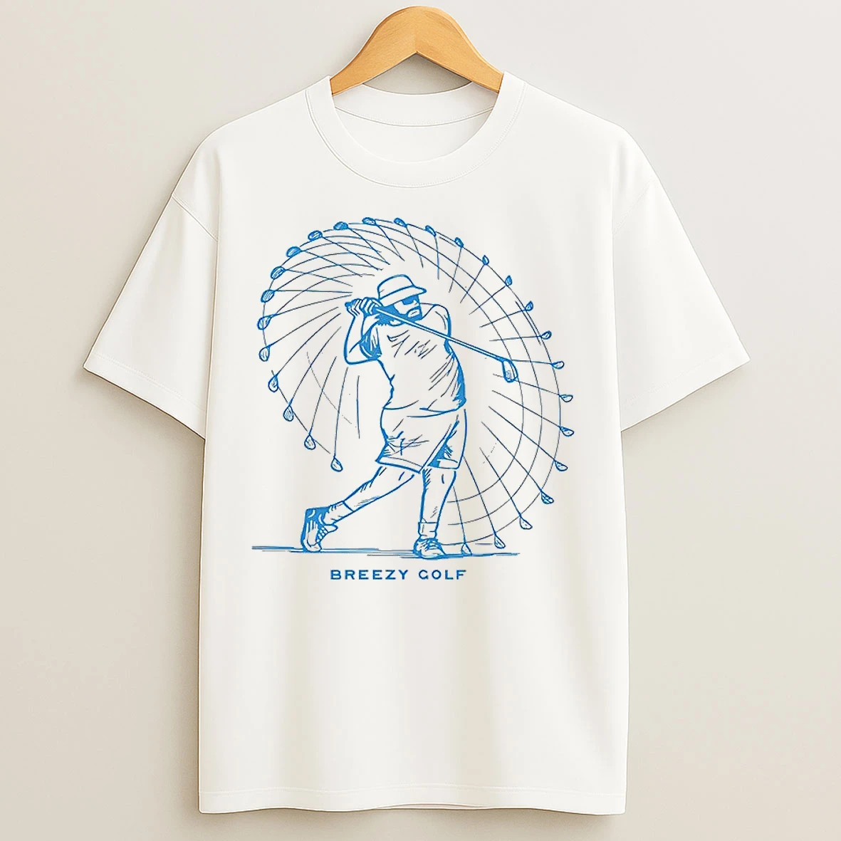 Classic Stroboscopic Effect Vitruvian Swing T Shirts