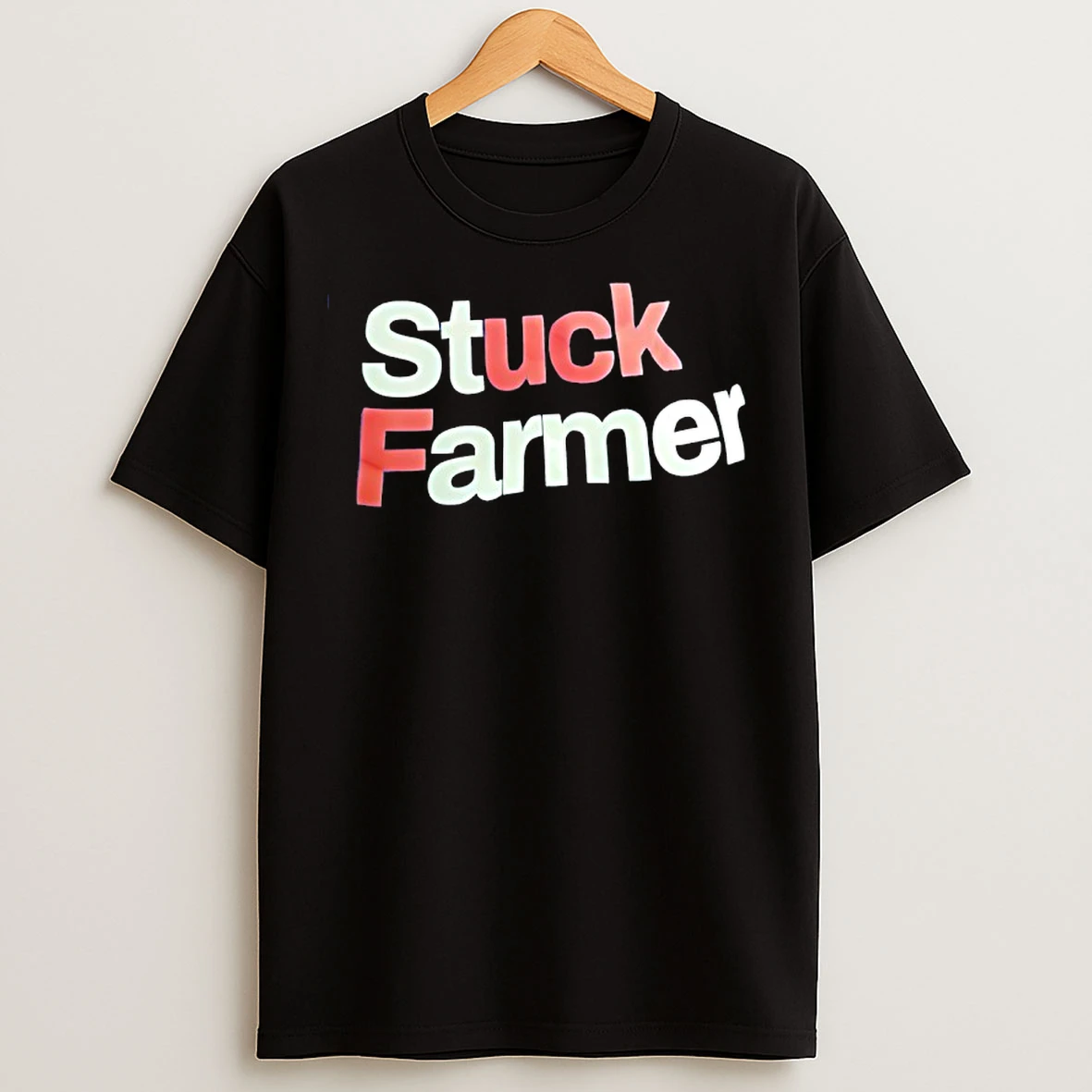 Classic Stuck Farmer Fuck Graphic T Shirts