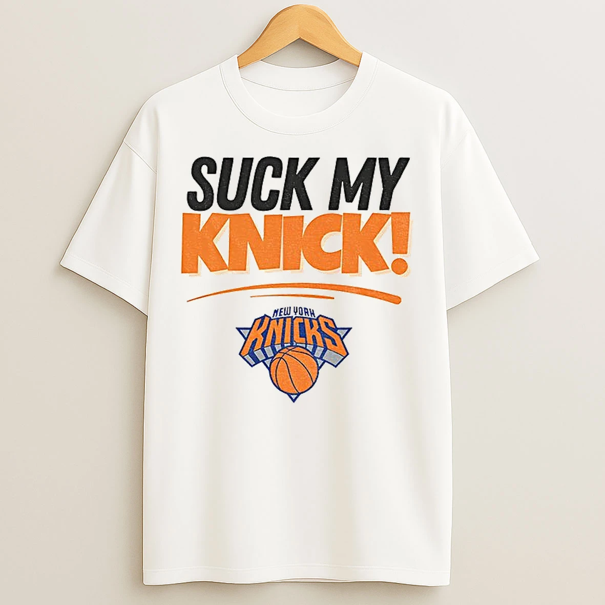 Classic Suck My Knick New York Knicks Basketball T Shirts