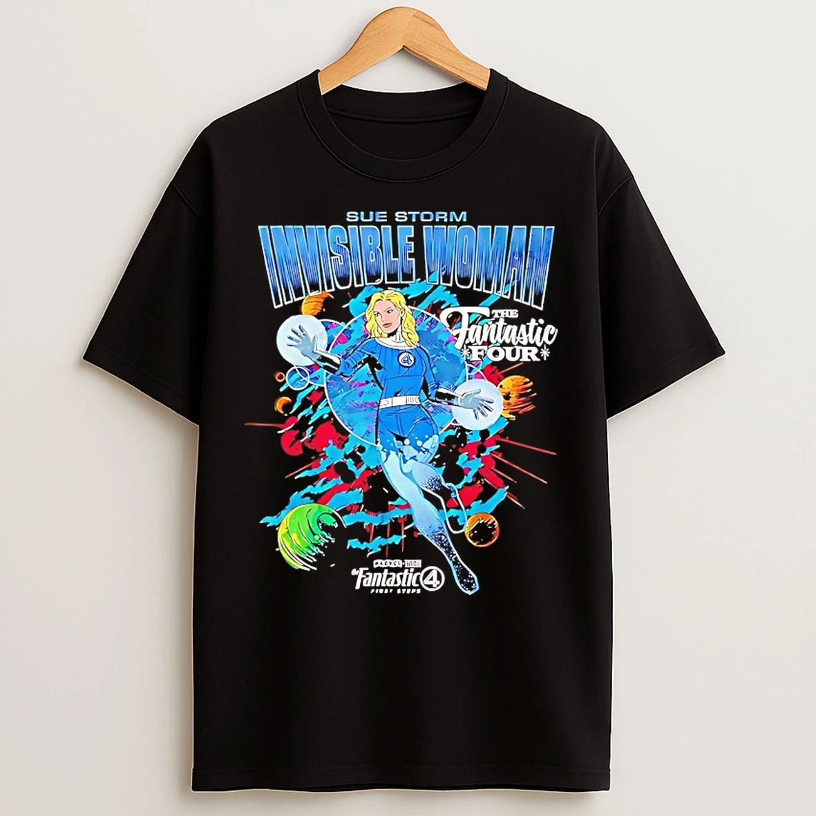 Classic Sue Storm Invisible Woman The Fantastic Four T Shirts