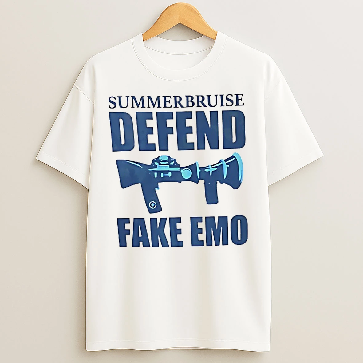 Classic Summerbruise Defend Fake Emo T Shirts