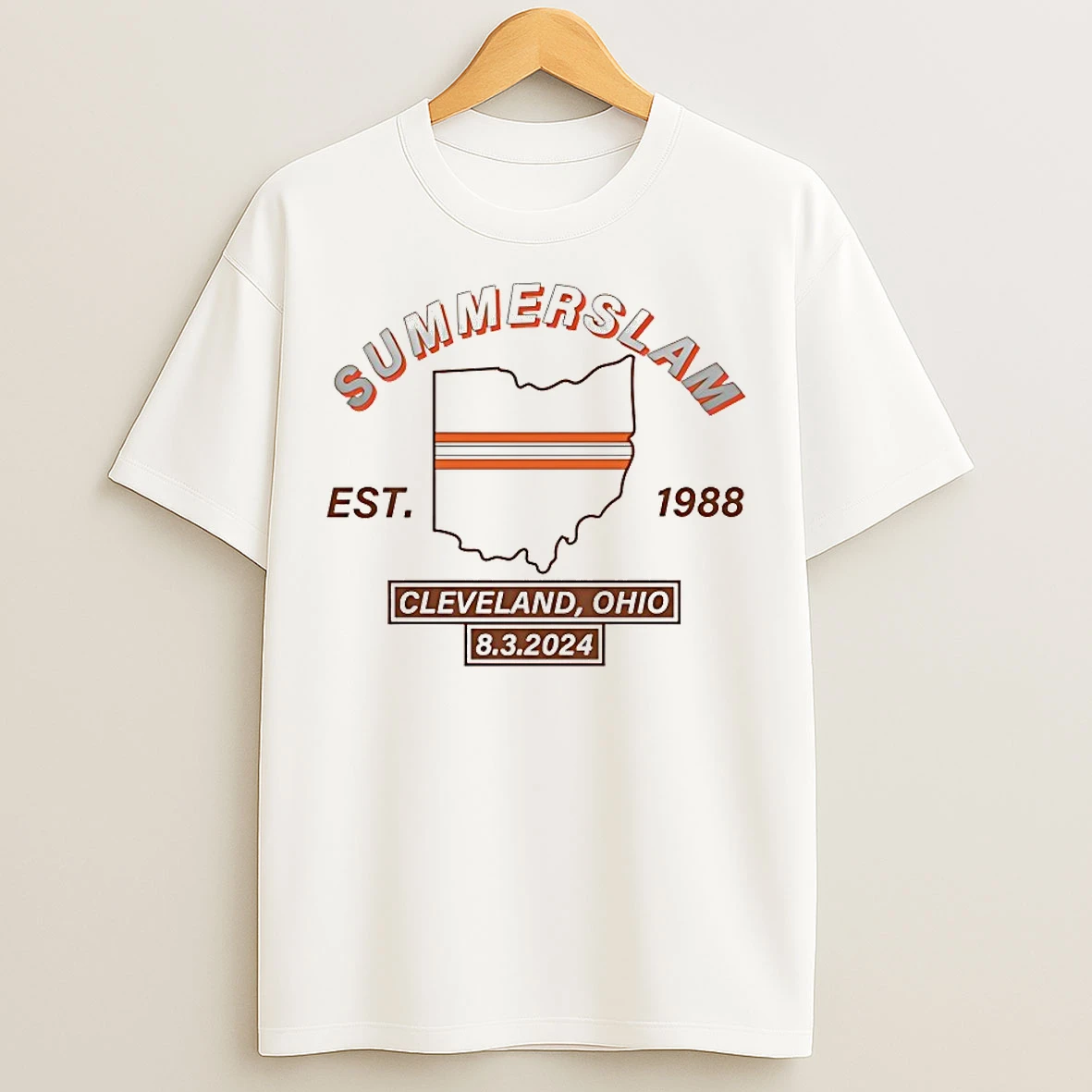 Classic Summerslam Cleveland Ohio Est 1988 T Shirts