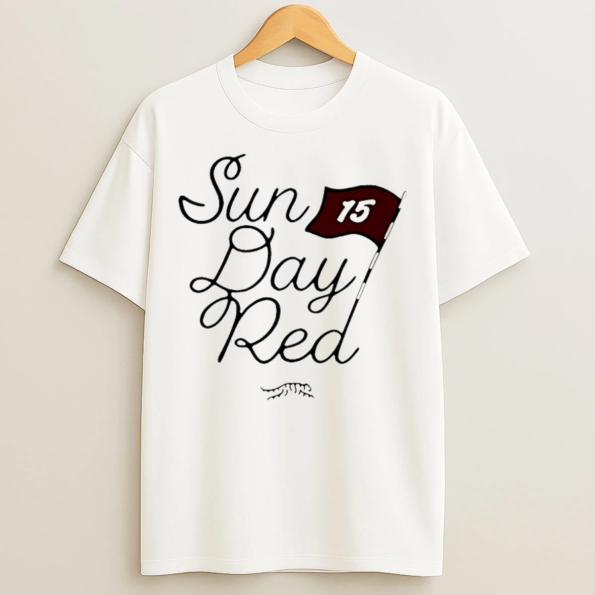 Classic Sun Day Red 15 Bay Flag T Shirts