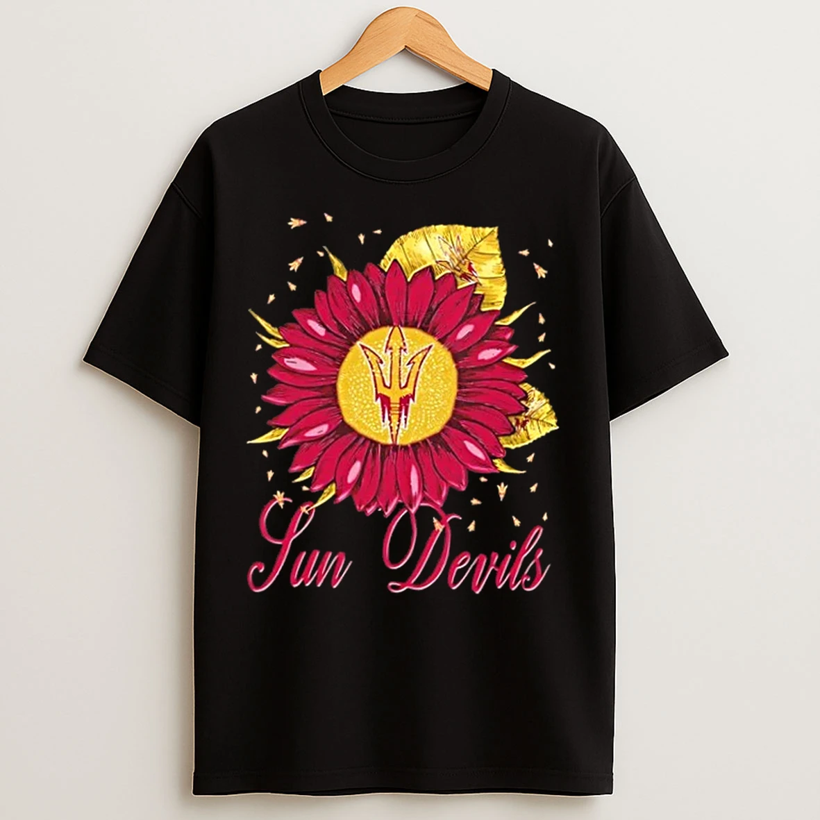 Classic Sunflower X Arizona State Sun Devils Football Logo T Shirts