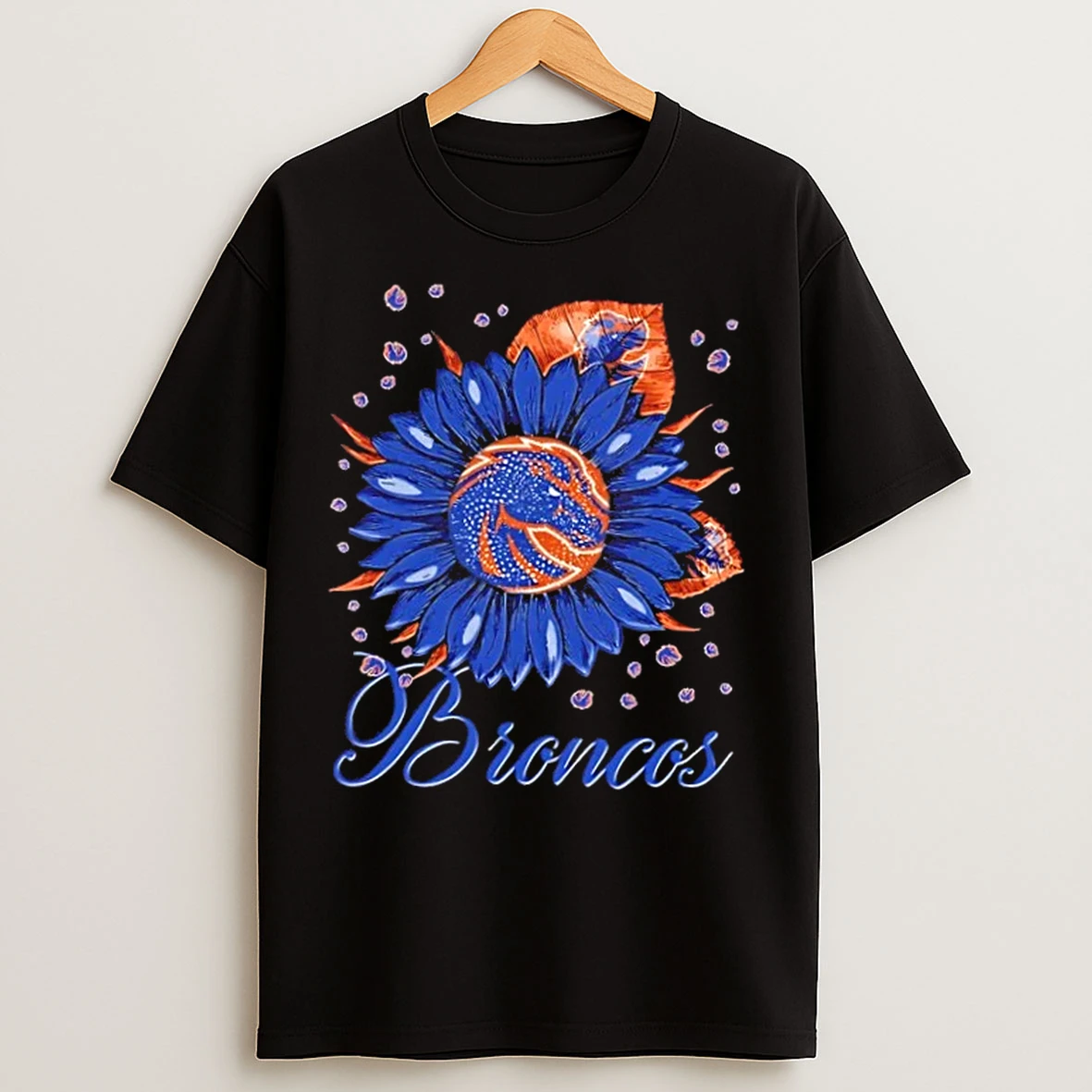Classic Sunflower X Boise State Broncos Football Logo T Shirts