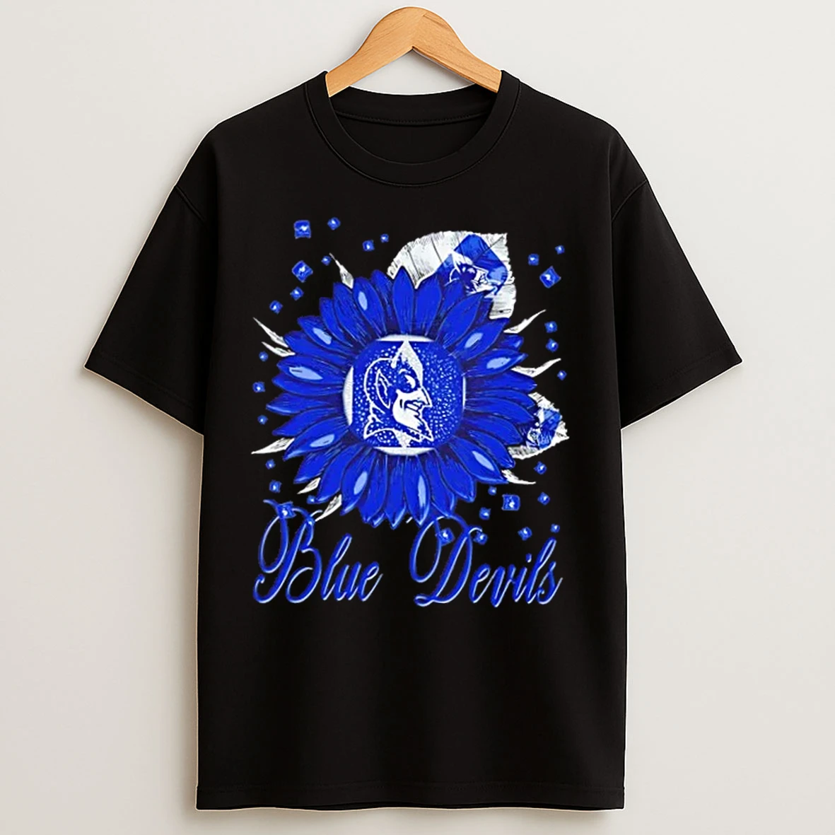 Classic Sunflower X Duke Blue Devils Football Logo T Shirts