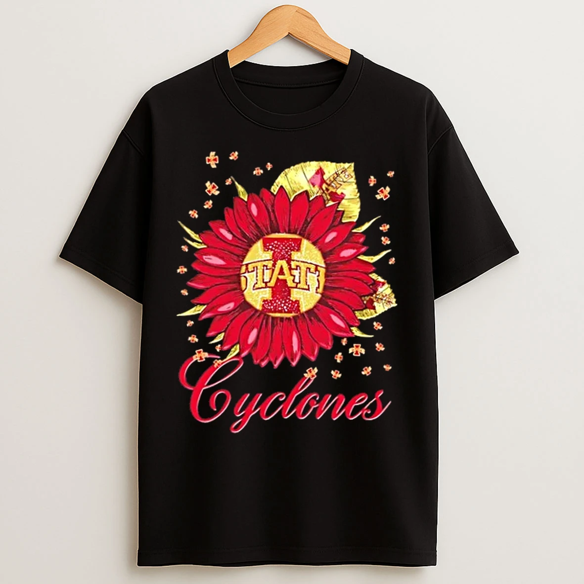Classic Sunflower X Iowa State Cyclones Football Logo T Shirts