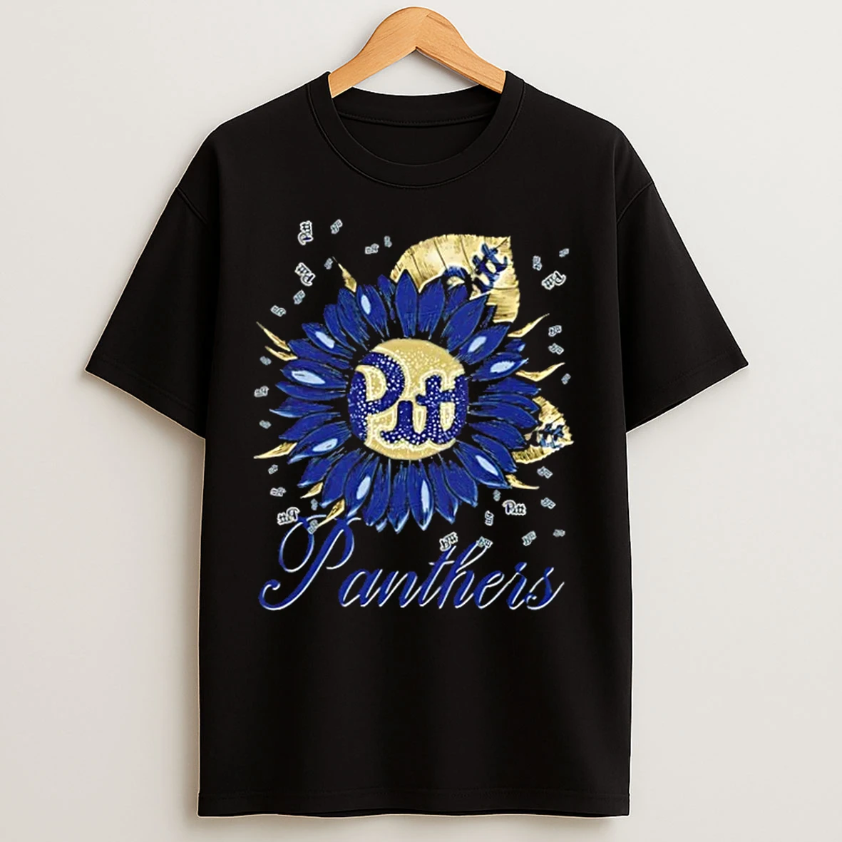 Classic Sunflower X Pittsburgh Panthers Football Logo T Shirts