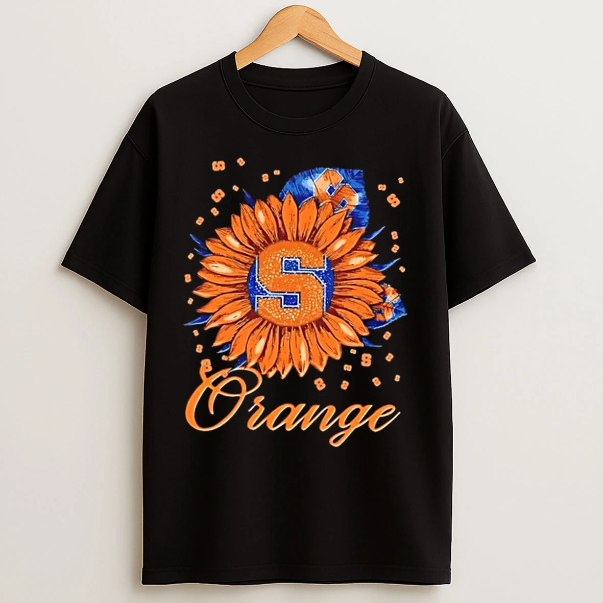 Classic Sunflower X Syracuse Orange Football Logo T Shirts