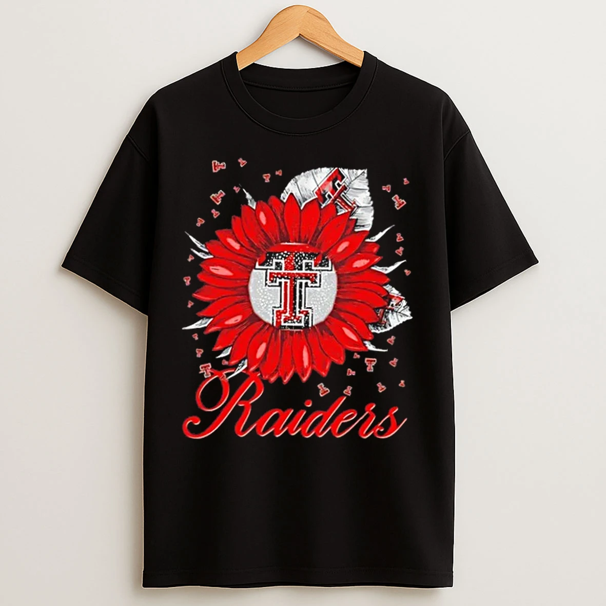 Classic Sunflower X Texas Tech Red Raiders Football Logo 1 T Shirts